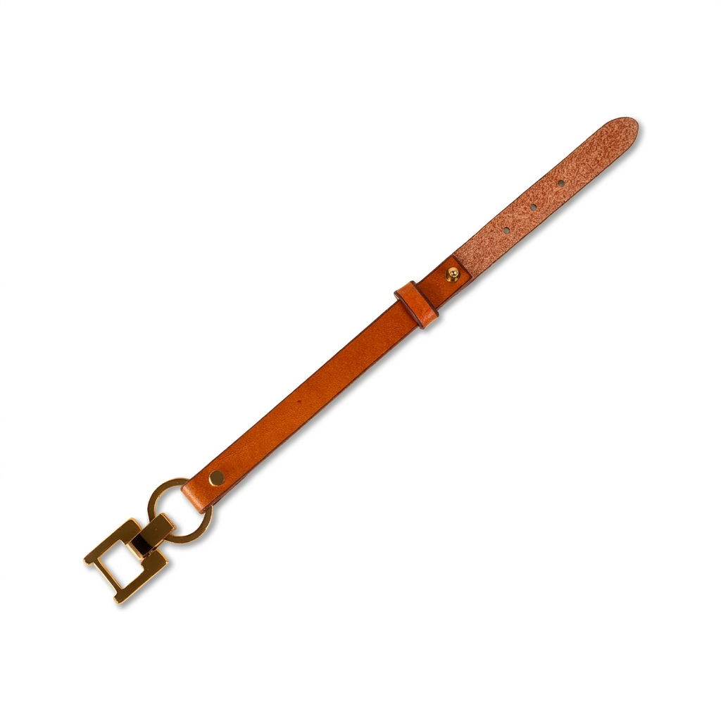 LEATHER BRACELET WITH BUCKLE
