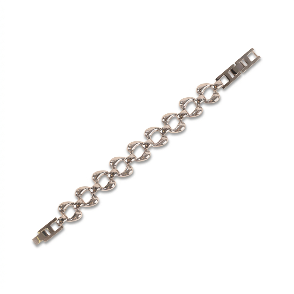 BRACCIALE CON MAGLIE CURVE