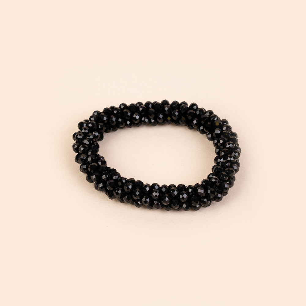 BRACCIALE ELASTICO CON CRISTALLI SFACCETTATI