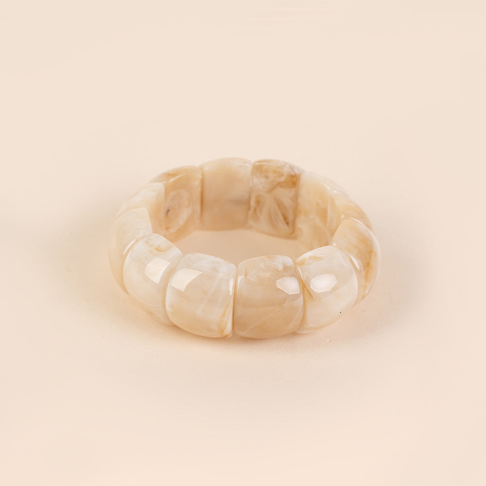 BRACCIALE ELASTICO CON UNITA' CURVE MARMORIZZATE