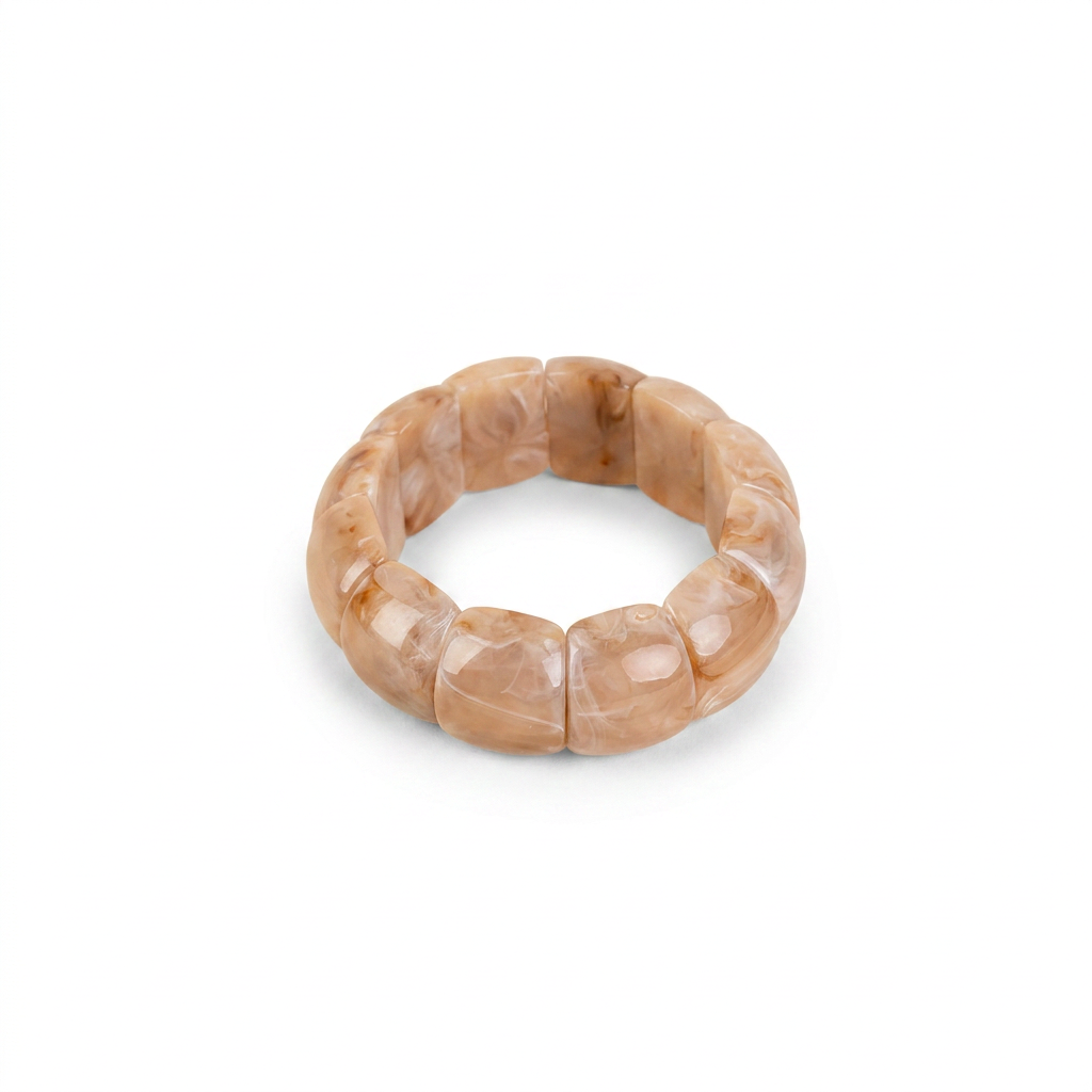 BRACCIALE ELASTICO CON UNITA' CURVE MARMORIZZATE