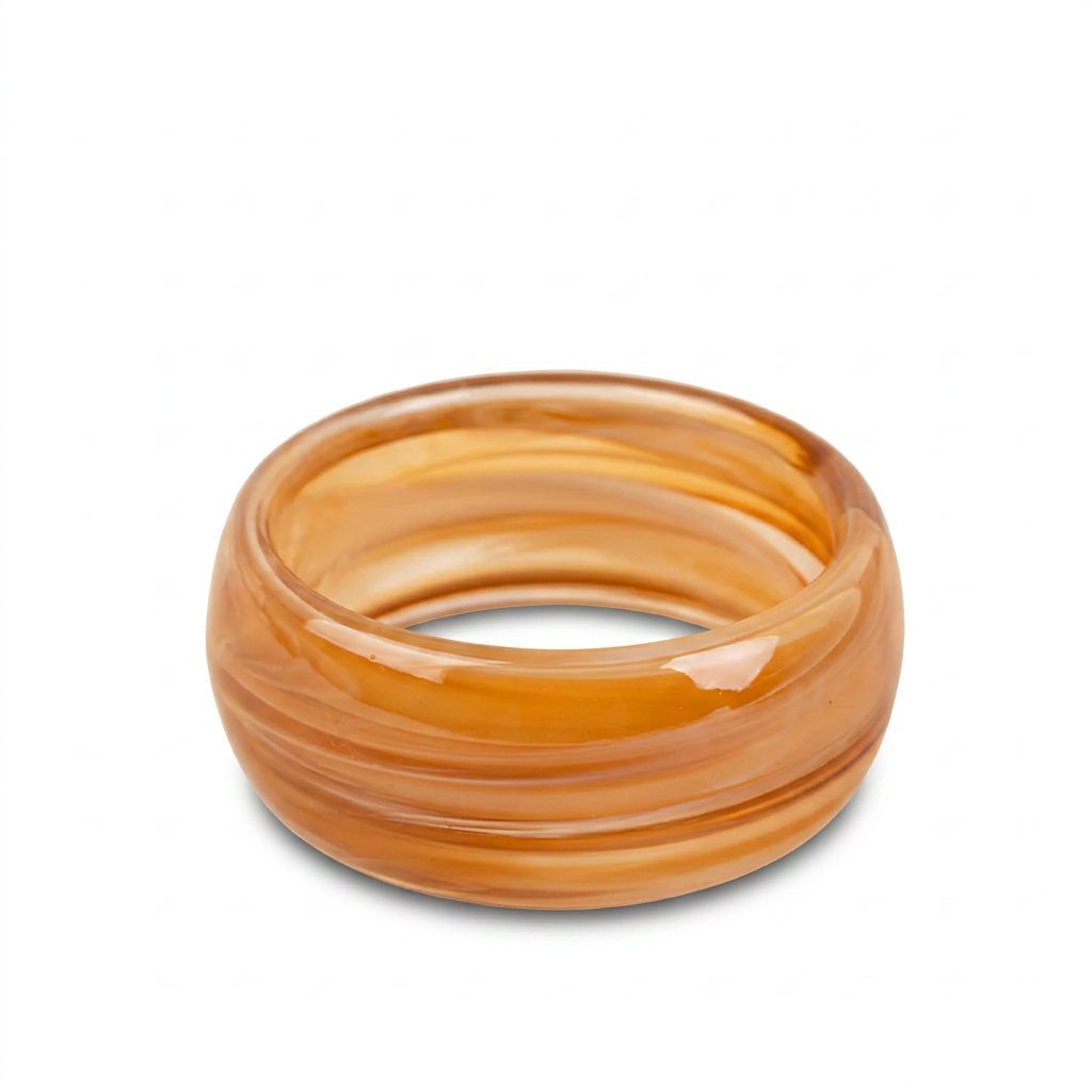 BRACCIALE RIGIDO ALTO IN RESINA SFUMATA