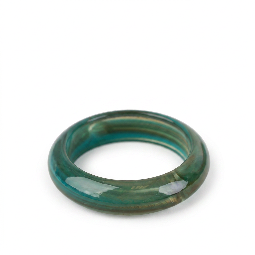 BRACCIALE RIGIDO BASSO IN RESINA SFUMATA