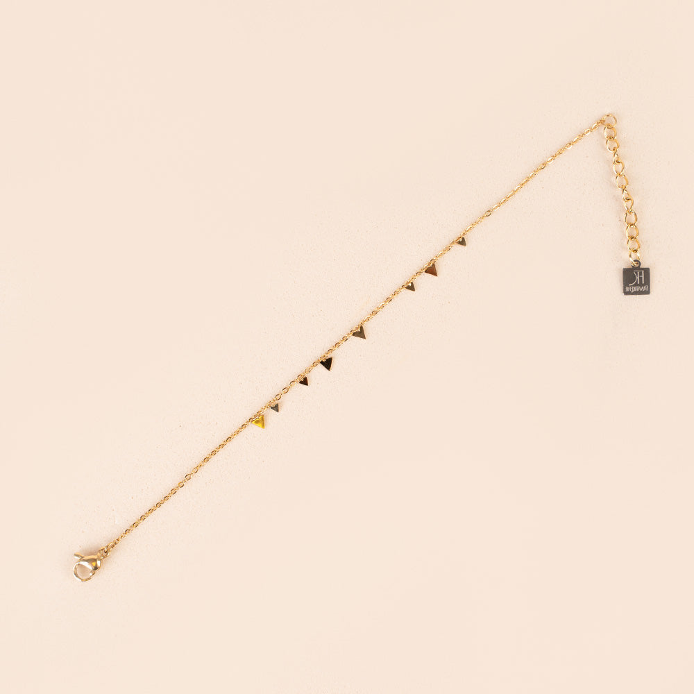 BRACCIALE FINO CON TRIANGOLINI PENDENTI