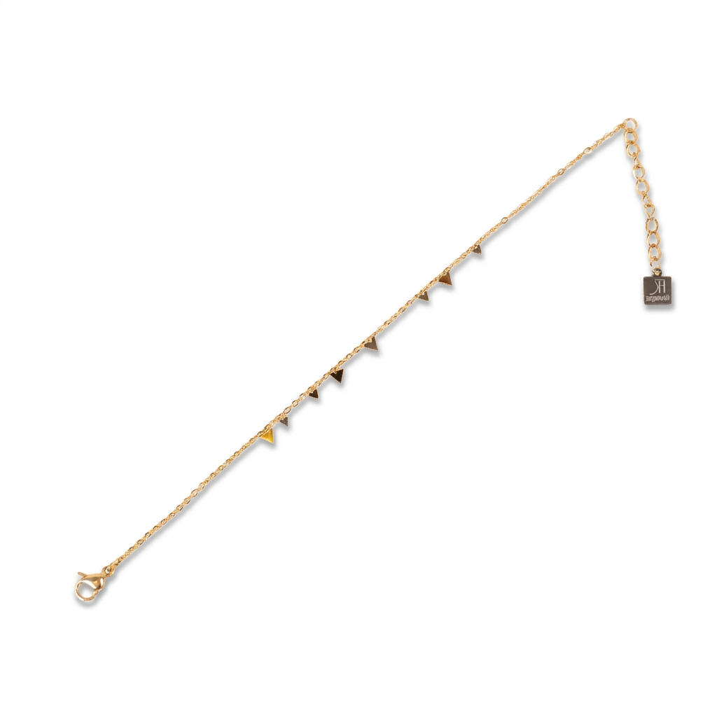 BRACCIALE FINO CON TRIANGOLINI PENDENTI