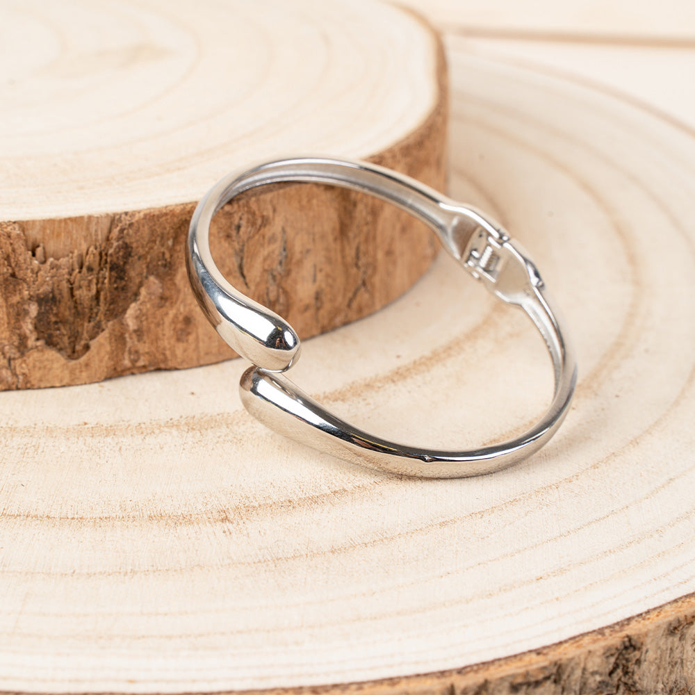 BRACCIALE RIGIDO APERTO CON CHIUSURA A MOLLA