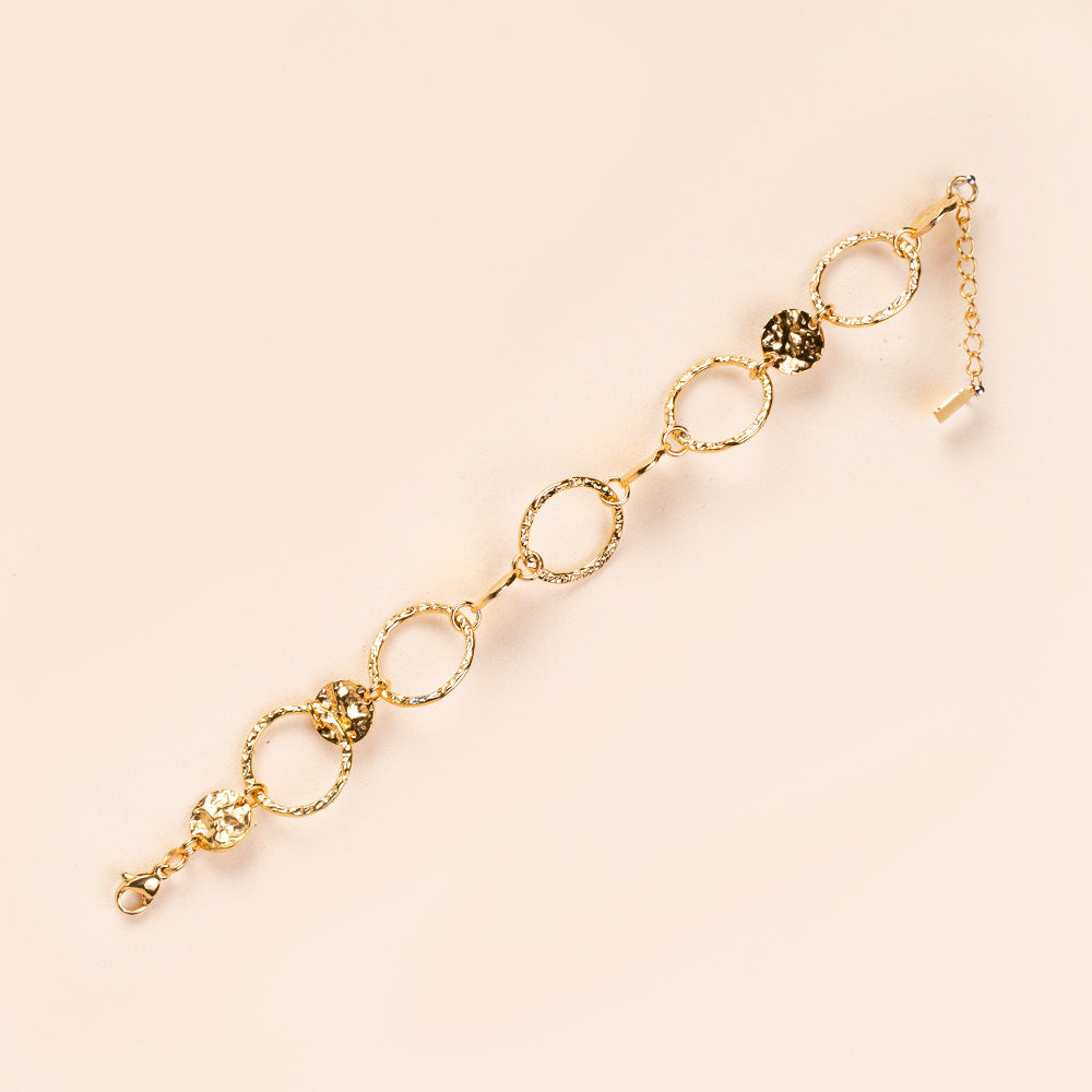 BRACCIALE MORBIDO A CATENA EFFETTO MARTELLATO