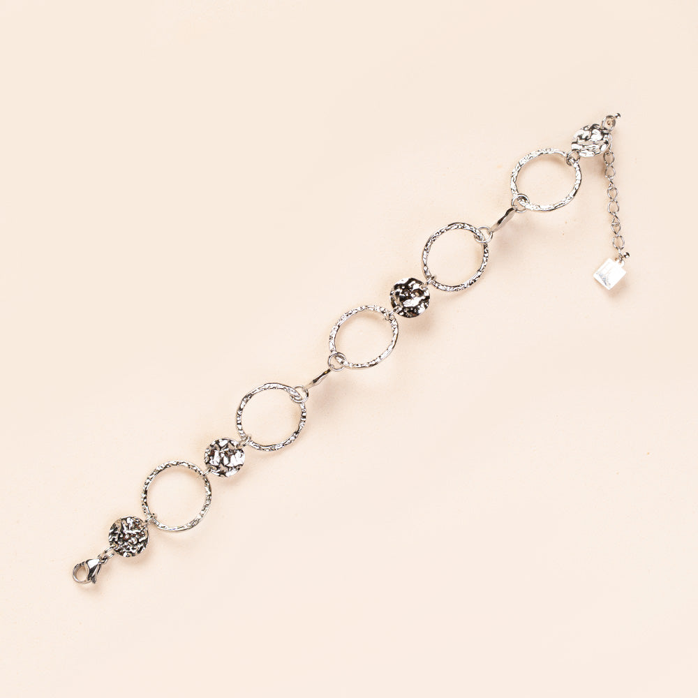 BRACCIALE MORBIDO A CATENA ALLUNGATA CON CHIUSURA A T