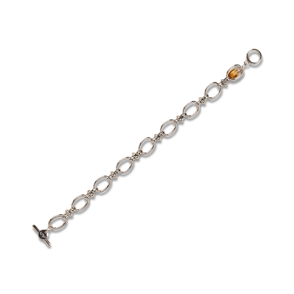 BRACCIALE MORBIDO A CATENA CON CHIUSURA A T
