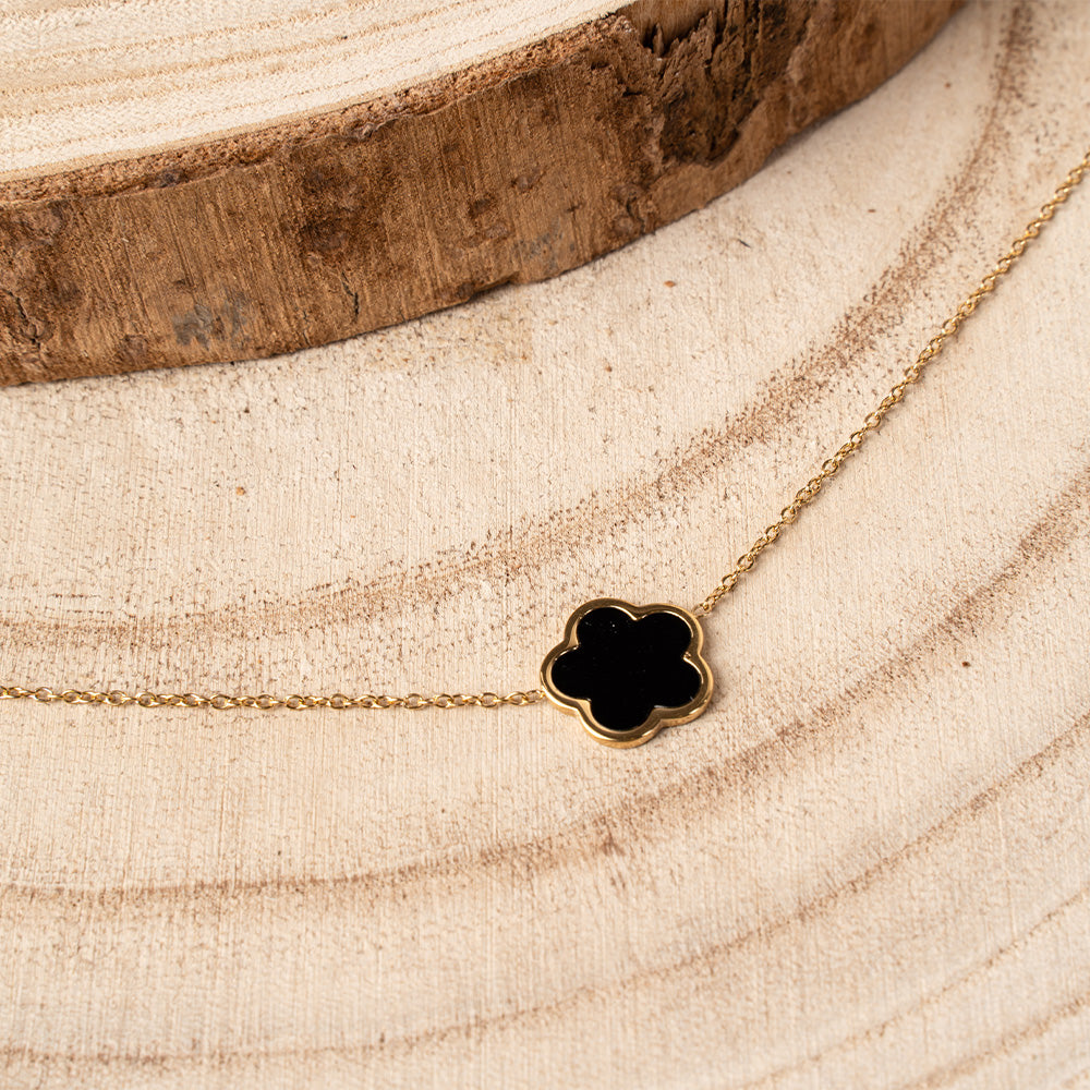 BRACCIALE MORBIDO A CATENA CON FIORE