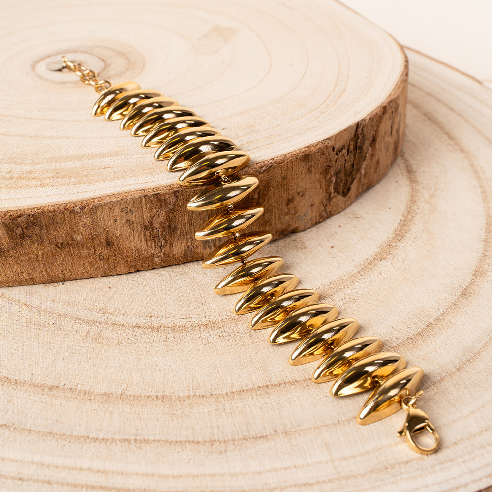 BRACCIALE MORBIDO CON CHICCHI DI RISO