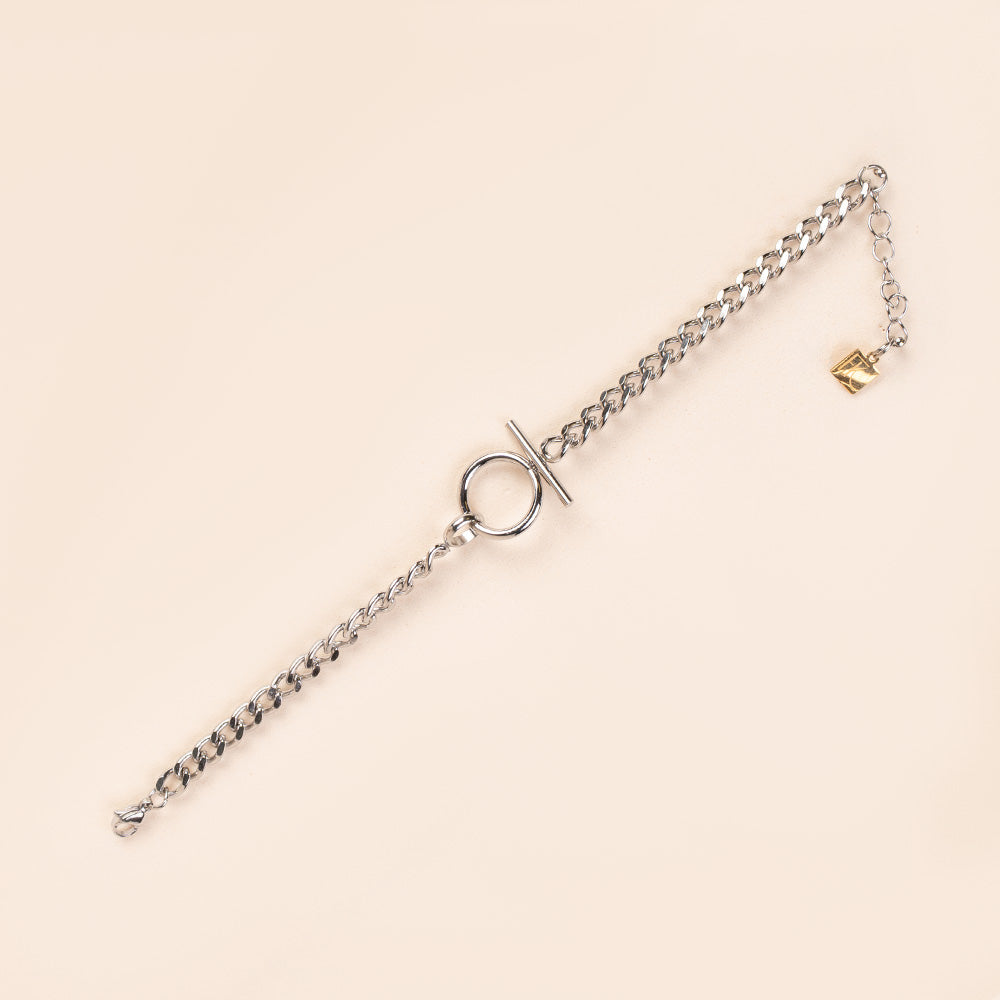 BRACCIALE MORBIDO GRUMETTA CON FINTA CHIUSURA A T