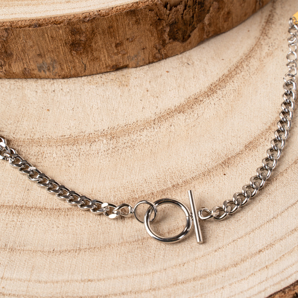 BRACCIALE MORBIDO GRUMETTA CON FINTA CHIUSURA A T