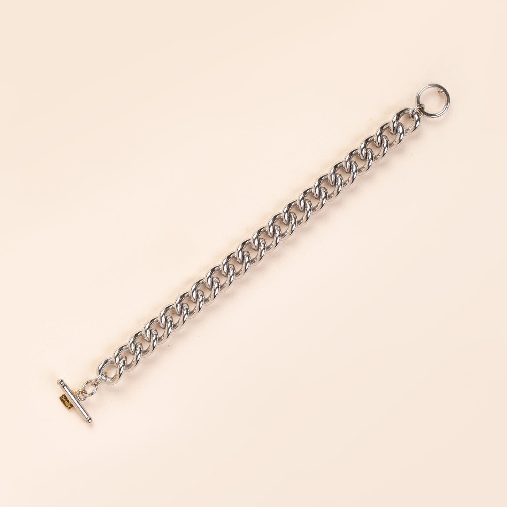 BRACCIALE MORBIDO A CATENA CON CHIUSURA A T