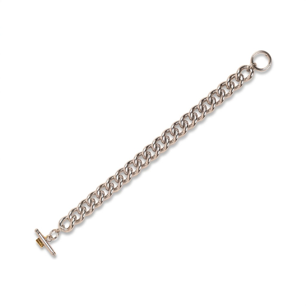 BRACCIALE MORBIDO A CATENA CON CHIUSURA A T