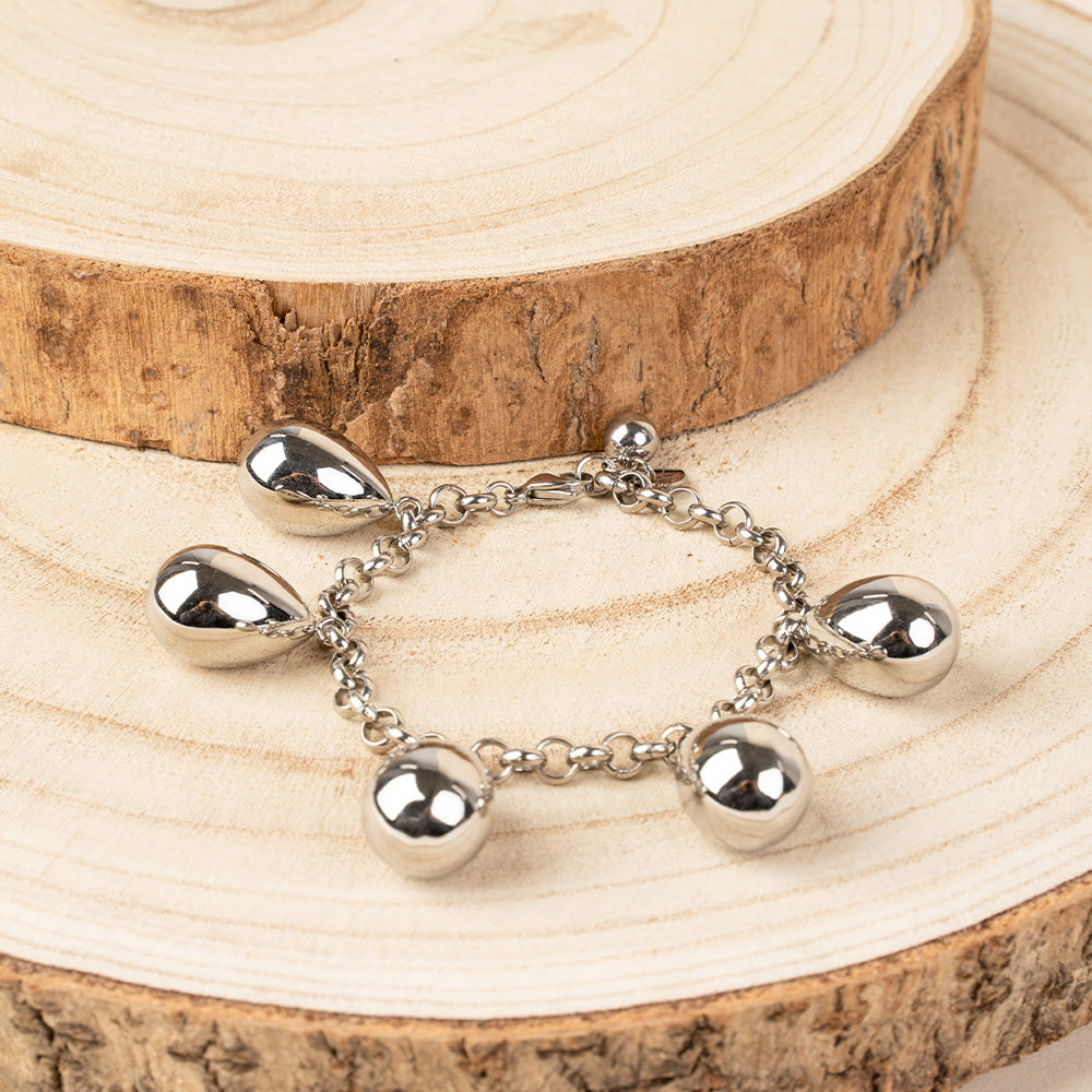 BRACCIALE CON GOCCE PENDENTI