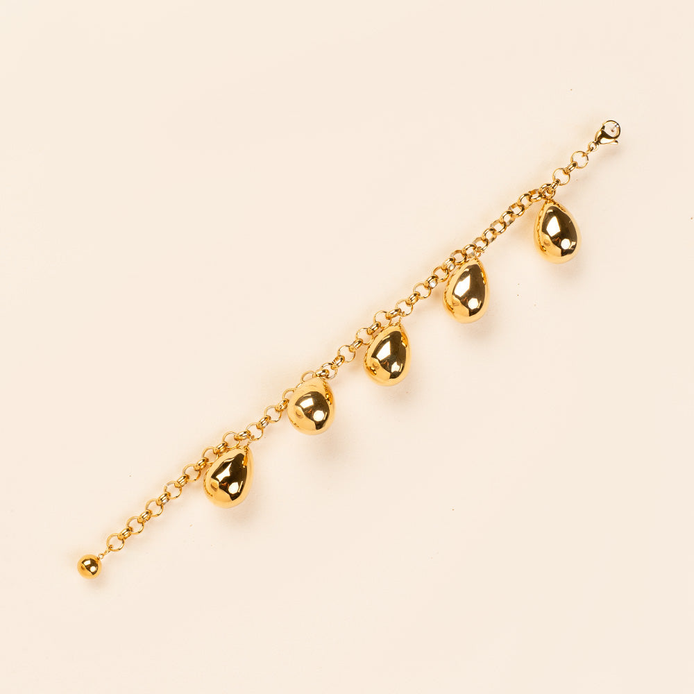 BRACCIALE CON GOCCE PENDENTI