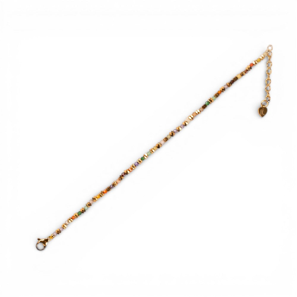 BRACCIALE CON CRISTALLI  COLORATI