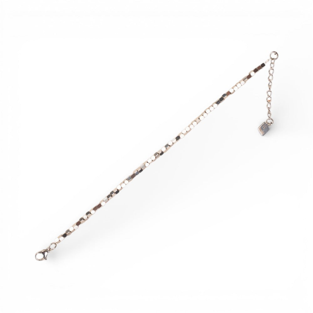 BRACCIALE FINO CON UNITA' A CUBETTI