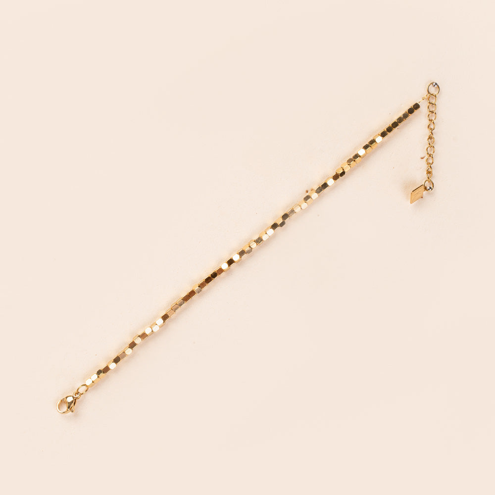 BRACCIALE FINO CON UNITA' A CUBETTI