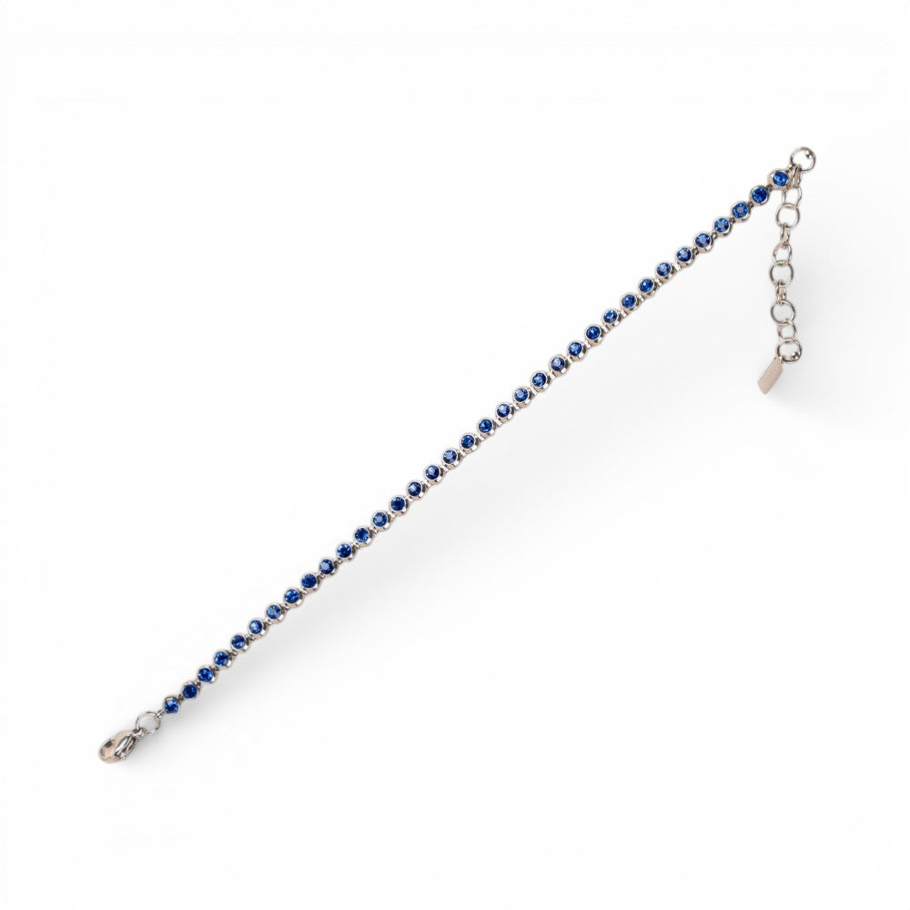 BRACCIALE MODELLO TENNIS CON UNITA' CIRCOLARI