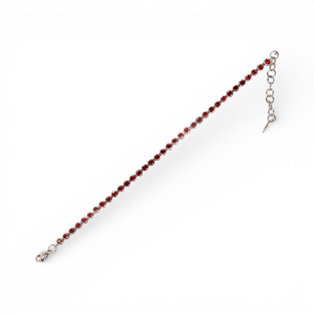 BRACCIALE MODELLO TENNIS CON UNITA' CIRCOLARI