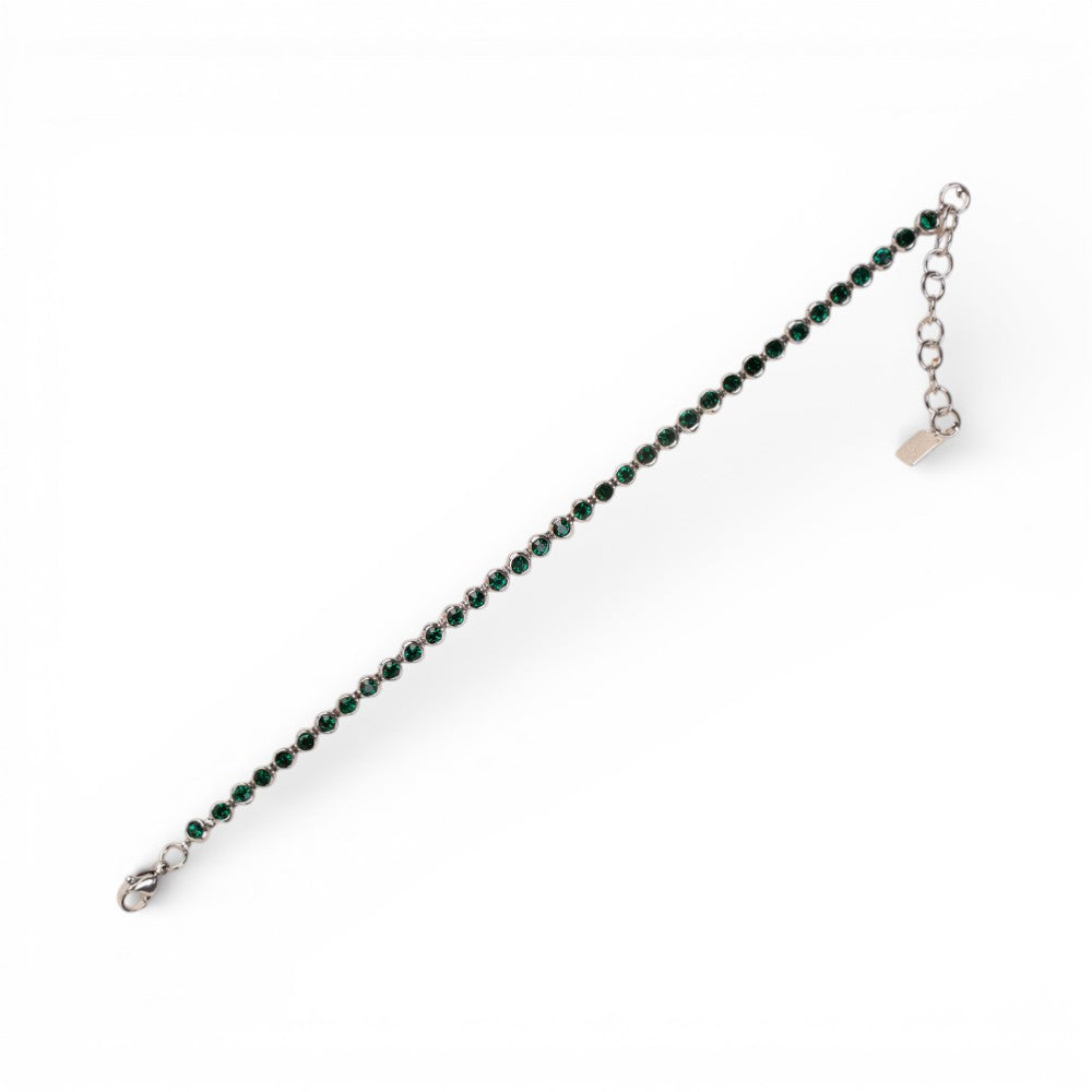 BRACCIALE MODELLO TENNIS CON UNITA' CIRCOLARI