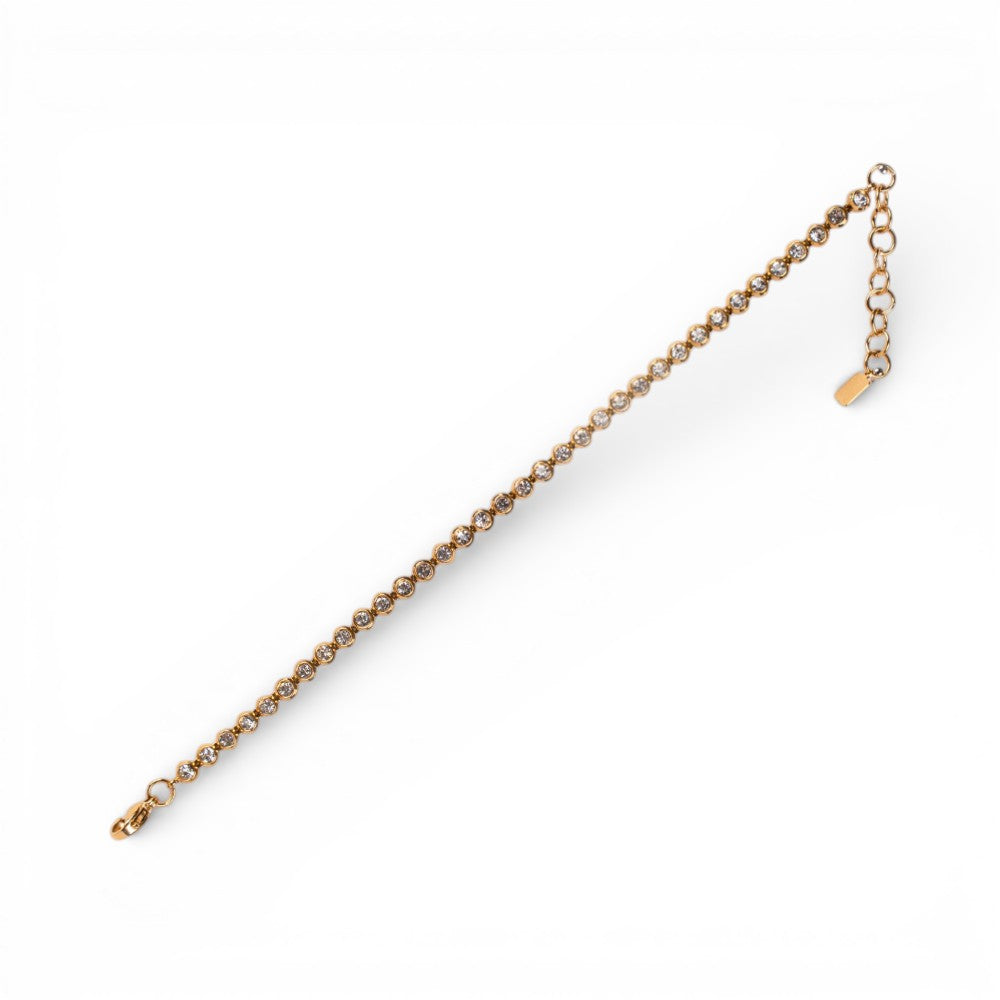 BRACCIALE MODELLO TENNIS CON UNITA' CIRCOLARI