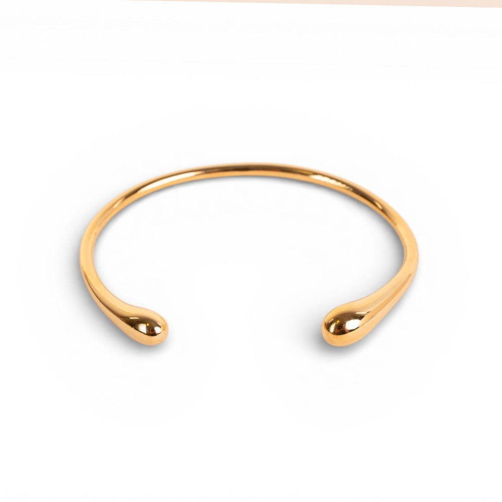 BRACCIALE RIGIDO CON ESTREMITA' A GOCCIA