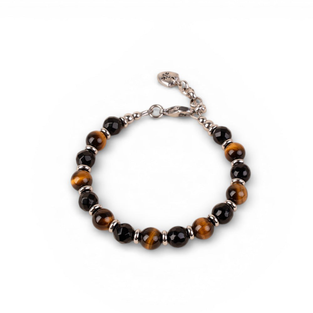 BRACCIALE CON PIETRE DURE COLORATE