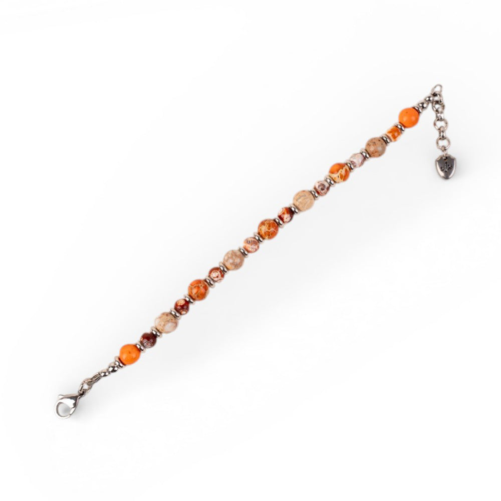 BRACCIALE CON PIETRE DURE COLORATE