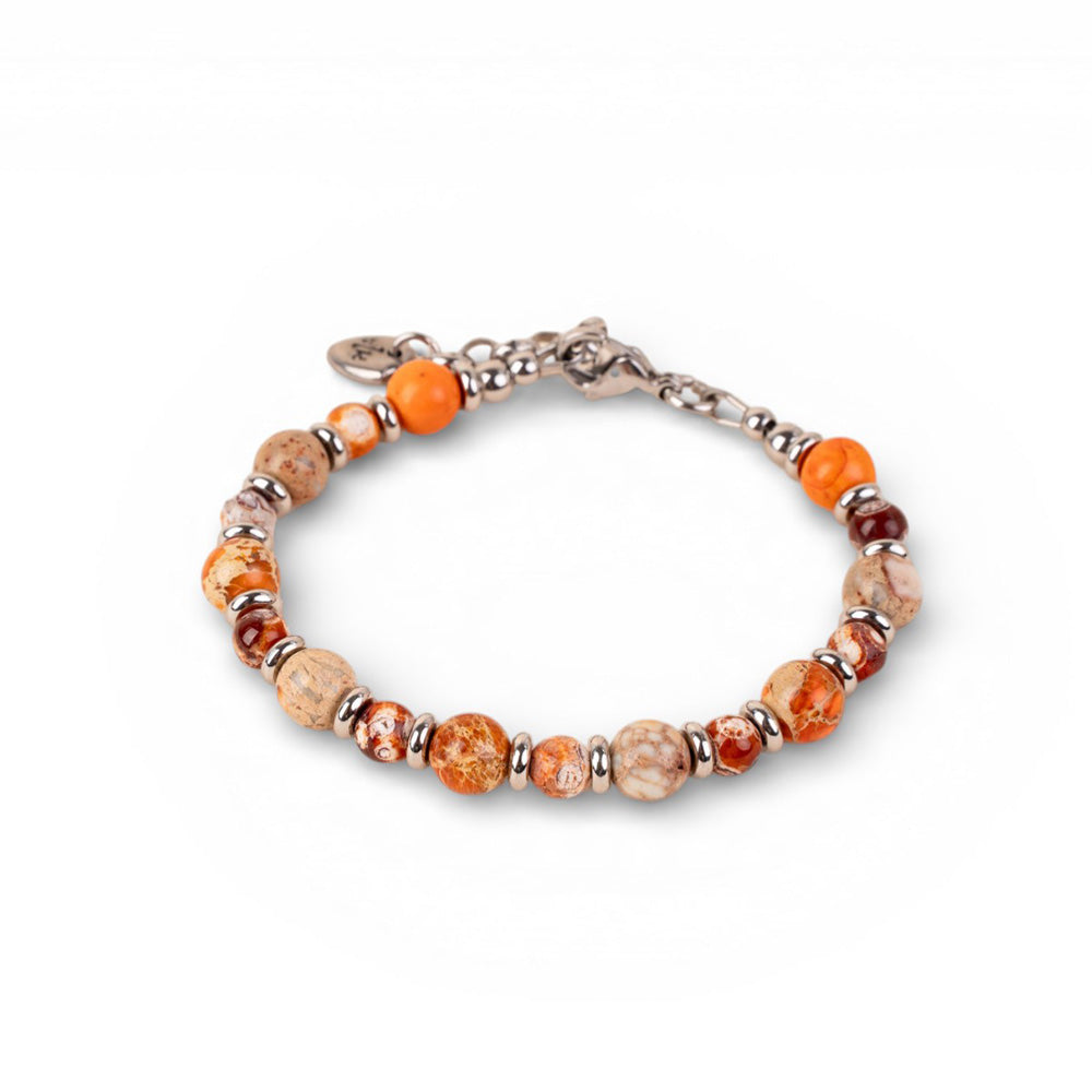 BRACCIALE CON PIETRE DURE COLORATE