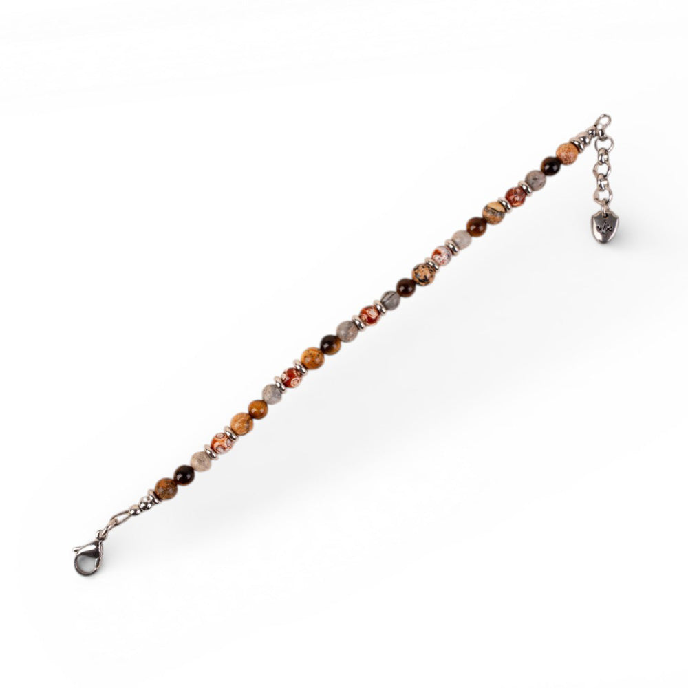 BRACCIALE CON PIETRE DURE COLORATE