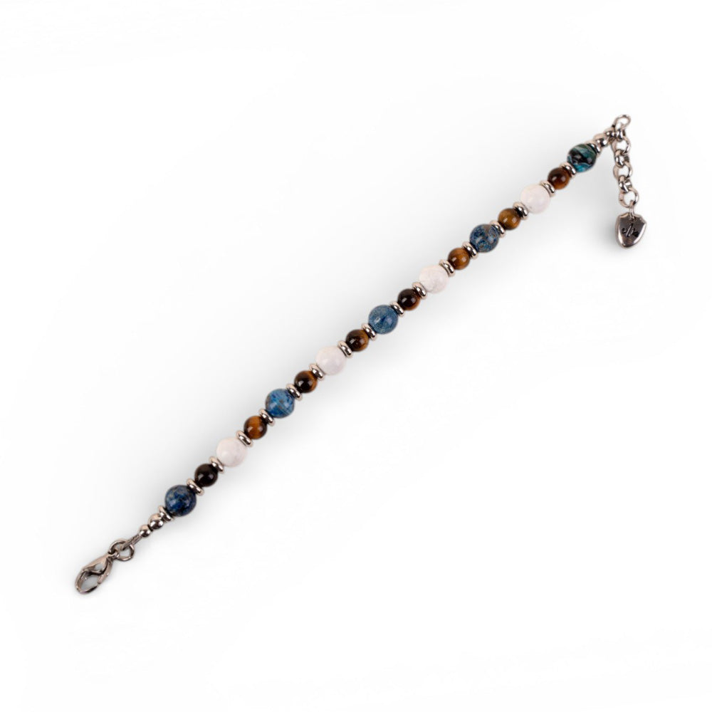 BRACCIALE CON PIETRE DURE COLORATE