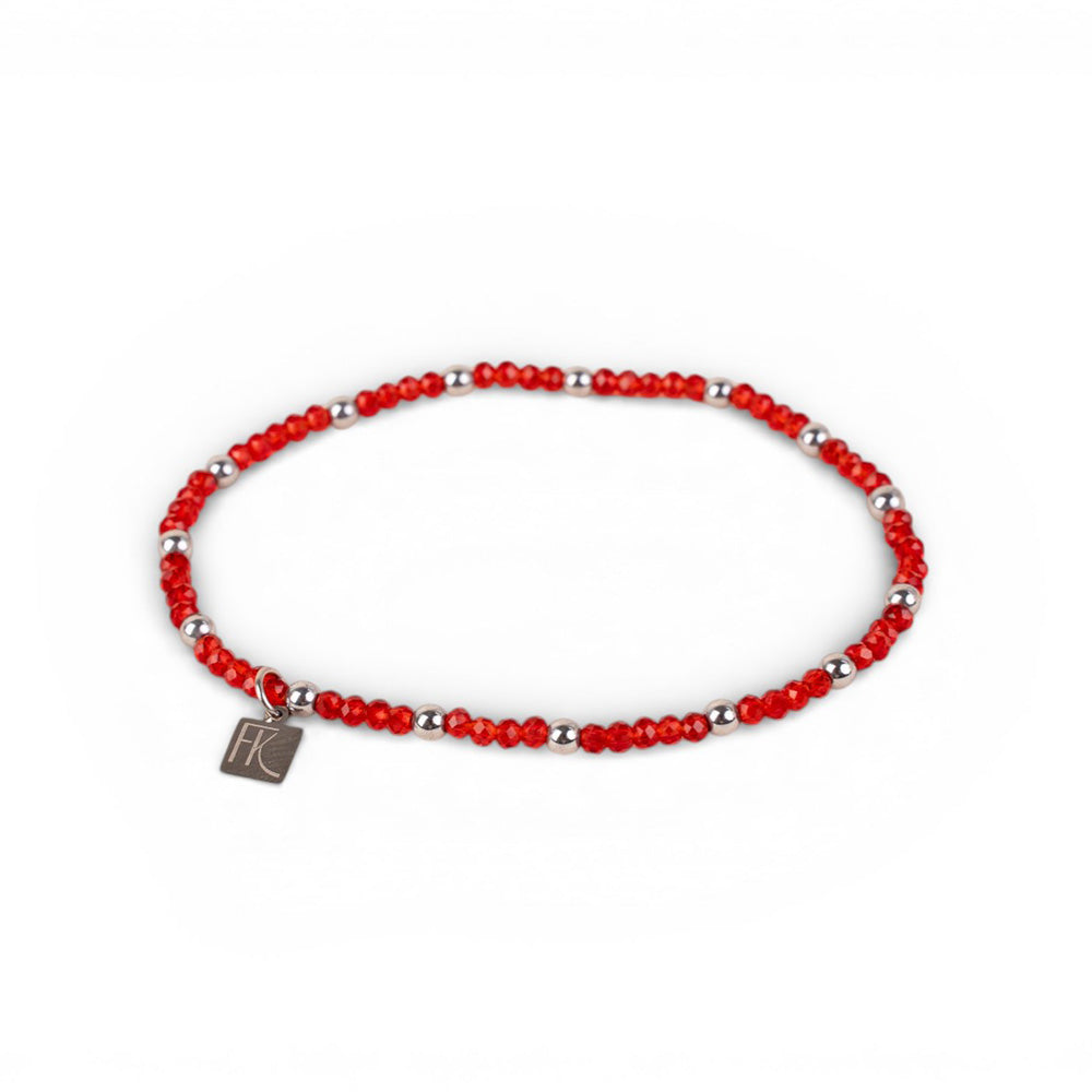 BRACCIALE ELASTICO CON CRISTALLI COLORATI