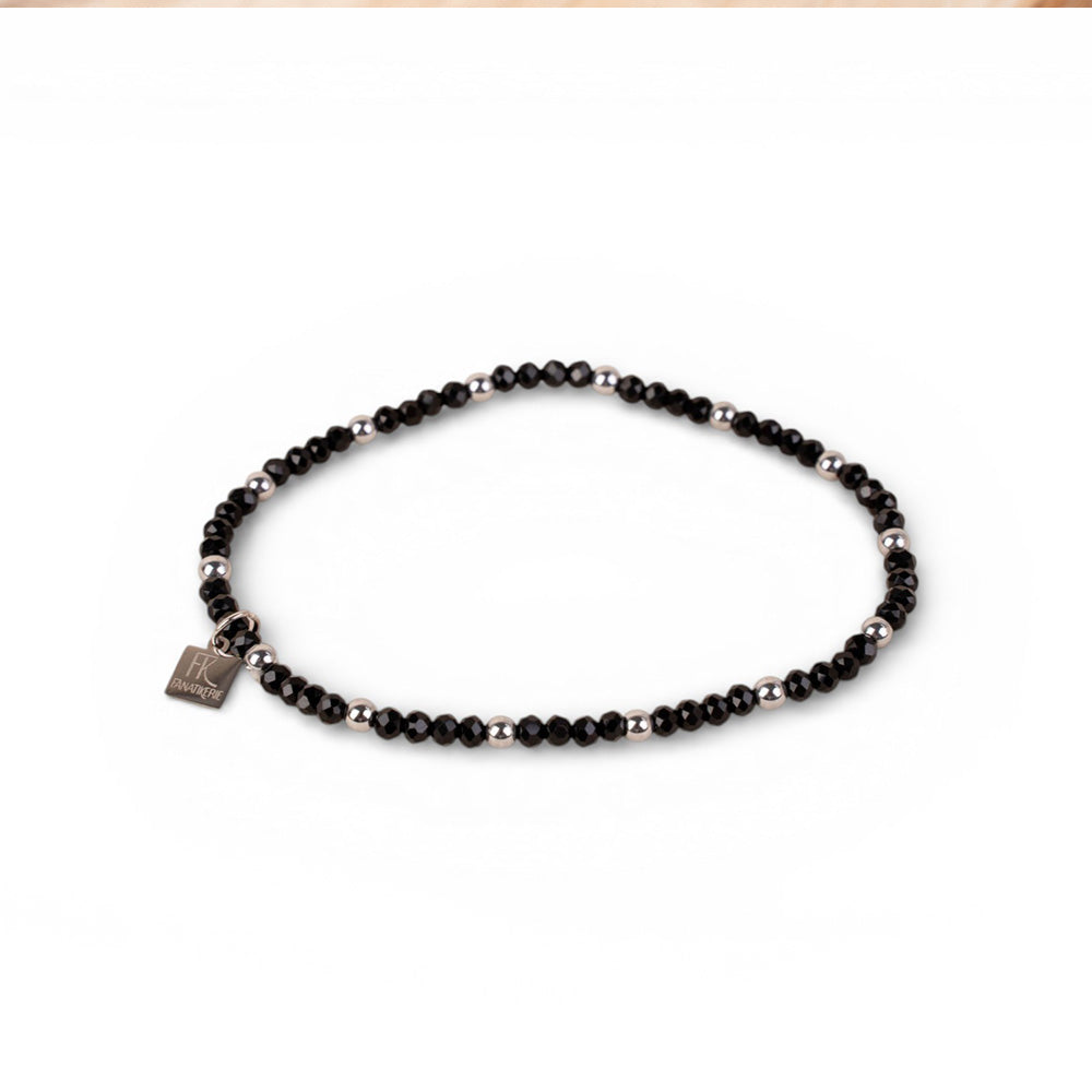 BRACCIALE ELASTICO CON CRISTALLI COLORATI