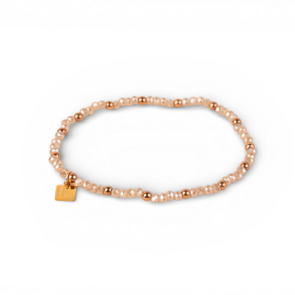 BRACCIALE ELASTICO CON CRISTALLI COLORATI