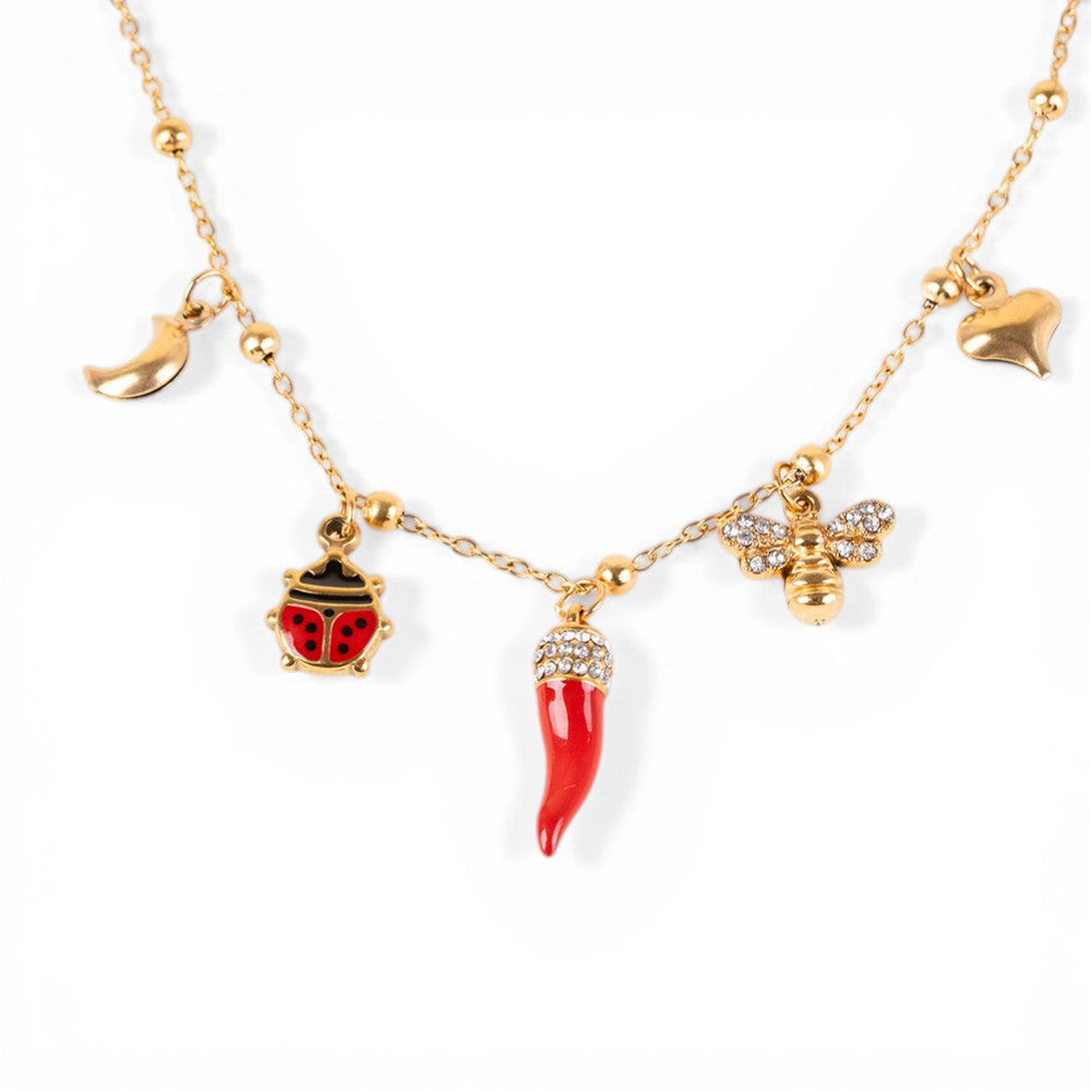 BRACCIALE FINO CON CIODOLI PORTA FORTUNA