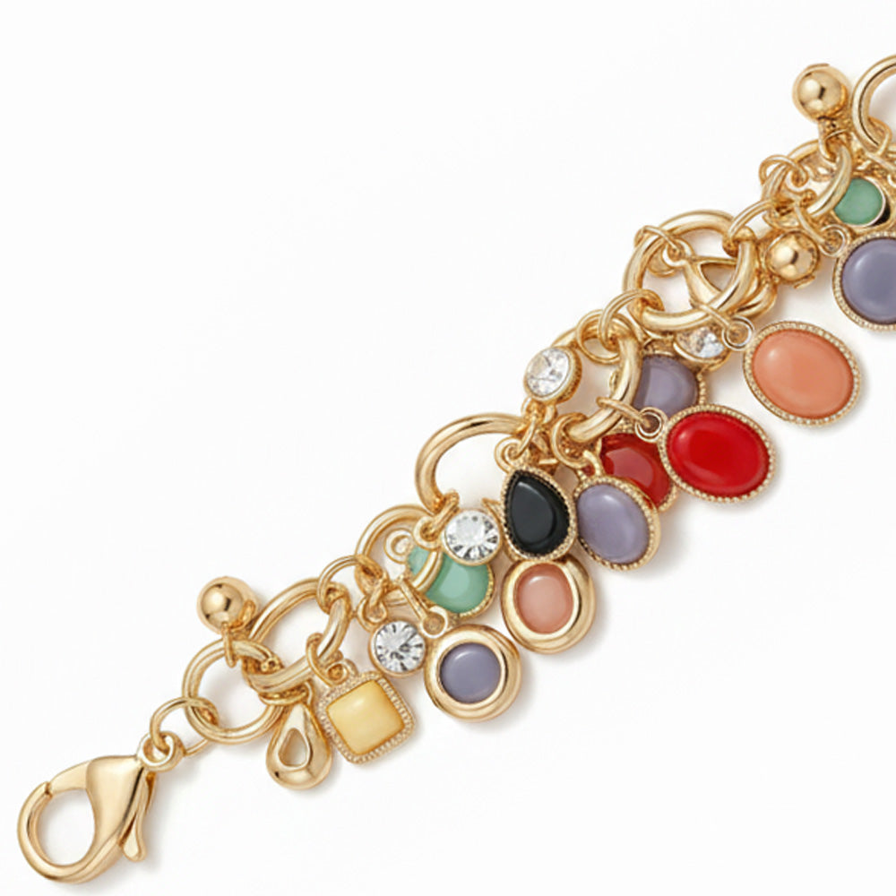 BRACCIALE CON PIETRE PENDENTI