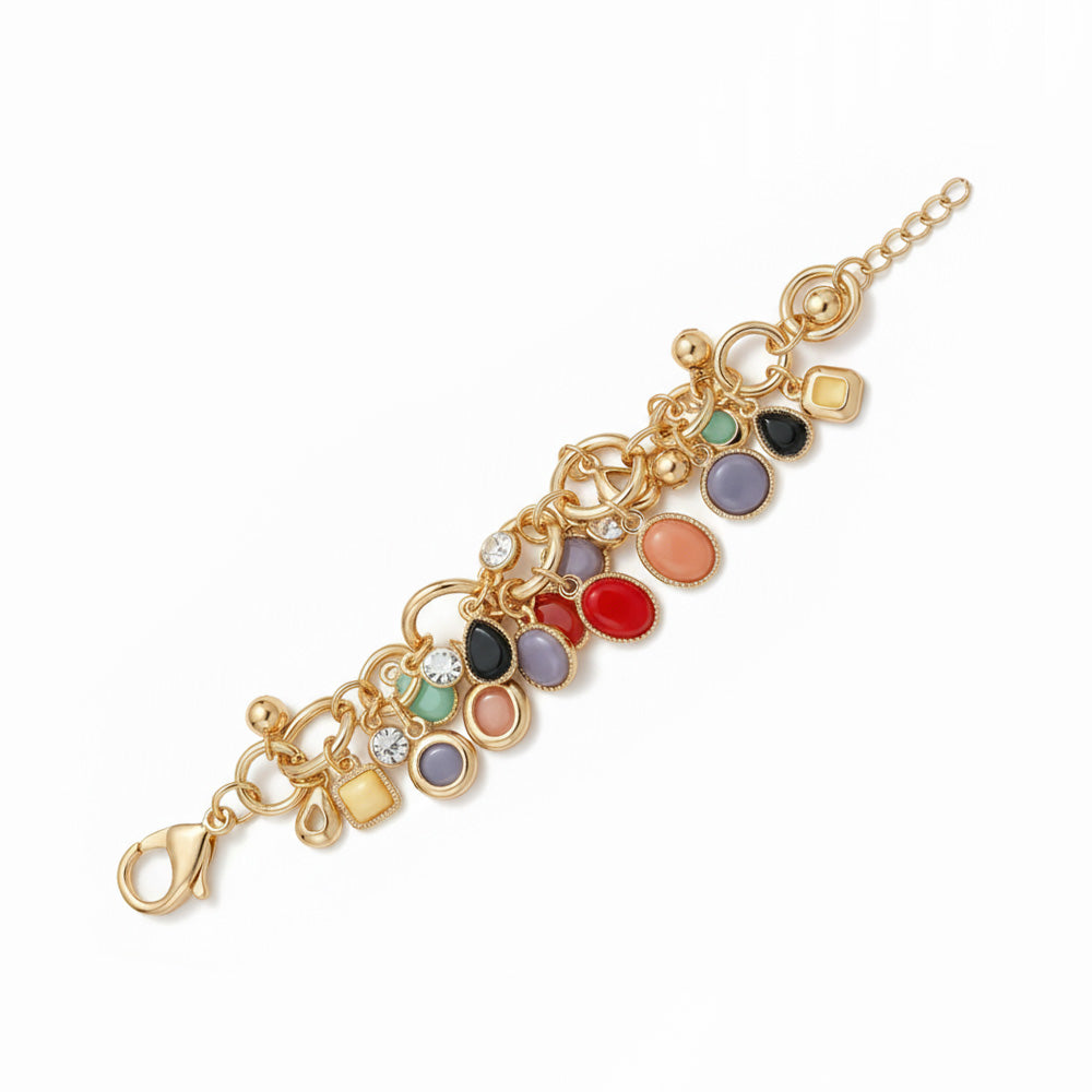 BRACCIALE CON PIETRE PENDENTI