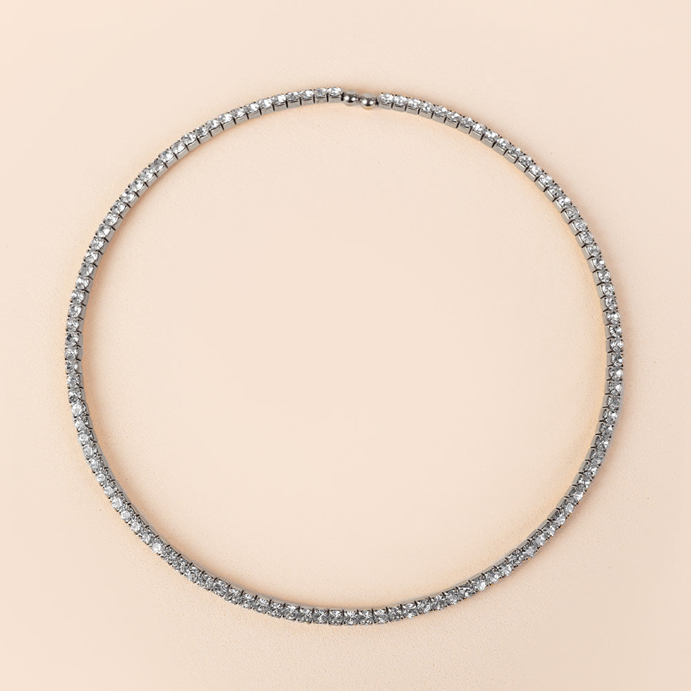 COLLANA RIGIDA CON STRASS
