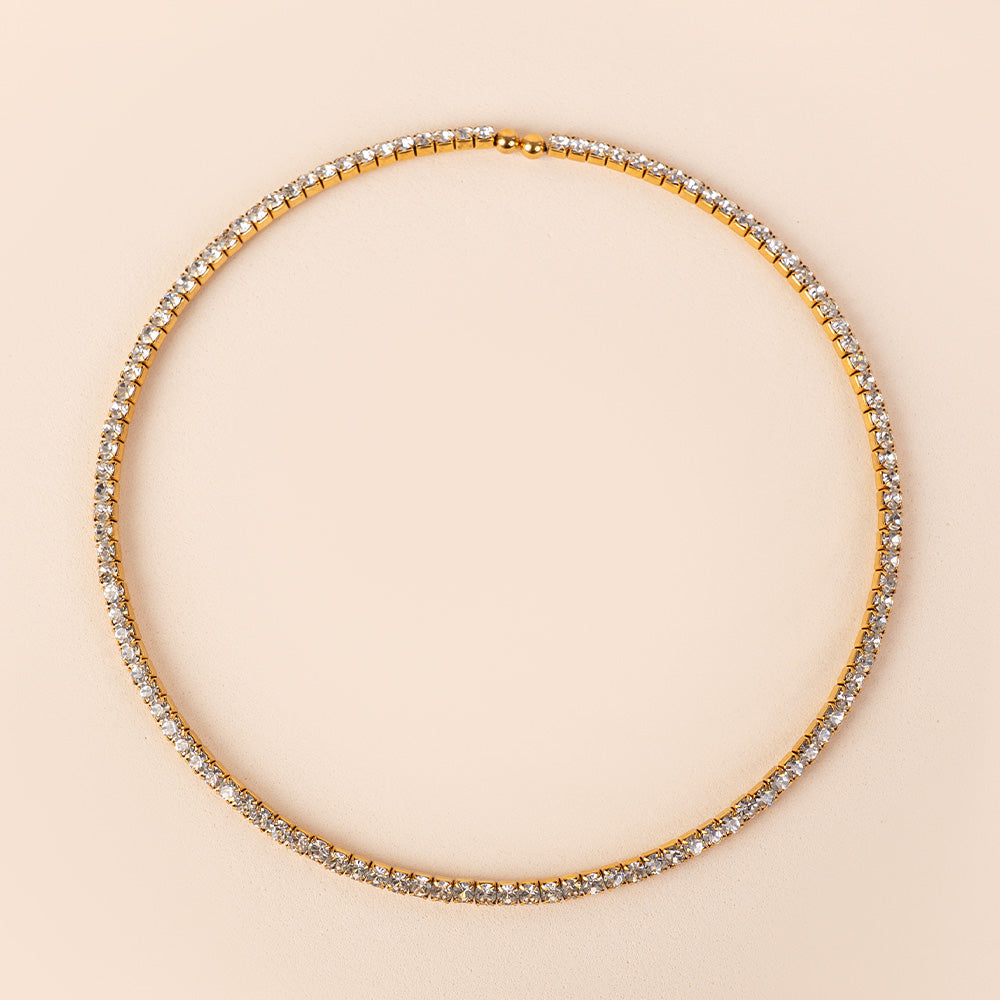 COLLANA RIGIDA CON STRASS