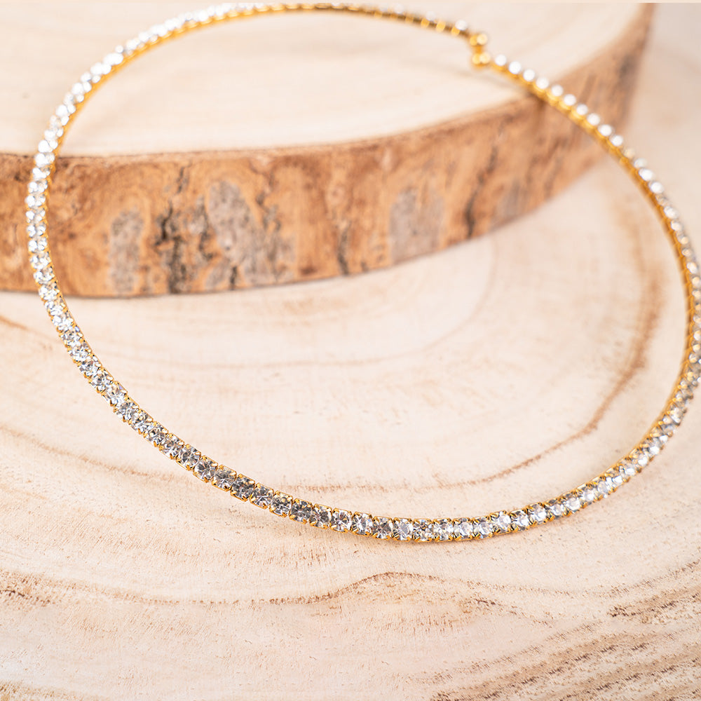 COLLANA RIGIDA CON STRASS