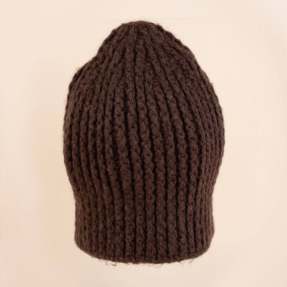 CAPPELLO A CUFFIA A MAGLIA LARGA