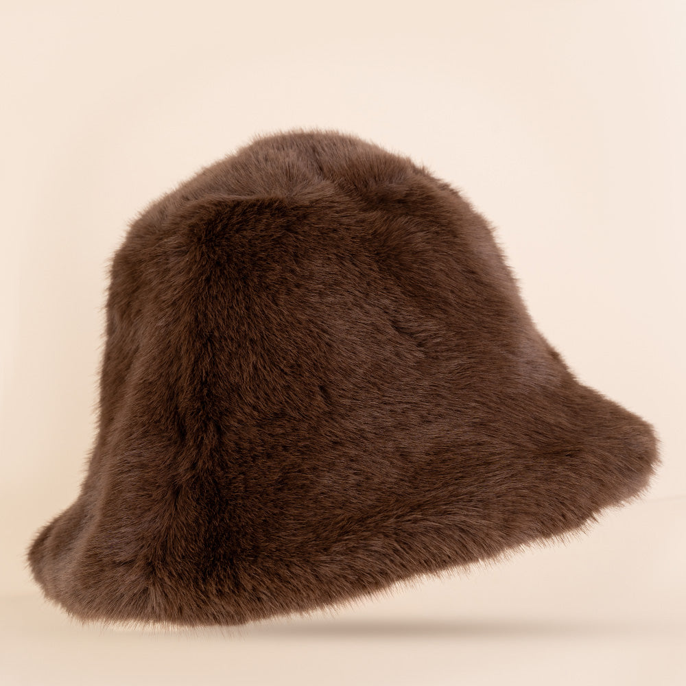 CAPPELLO STILE PESCATORE IN ECOPELLICCIA