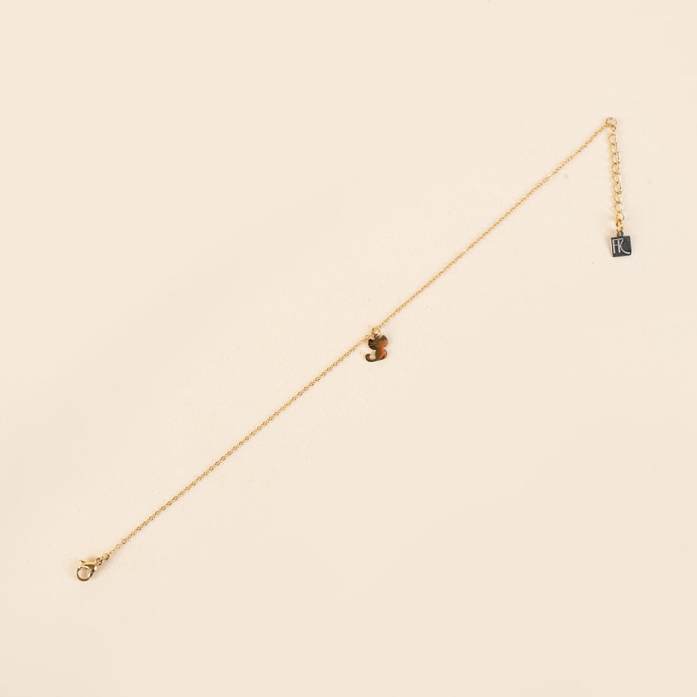 CAVIGLIERA MORBIDA FINA CON GATTO PENDENTE