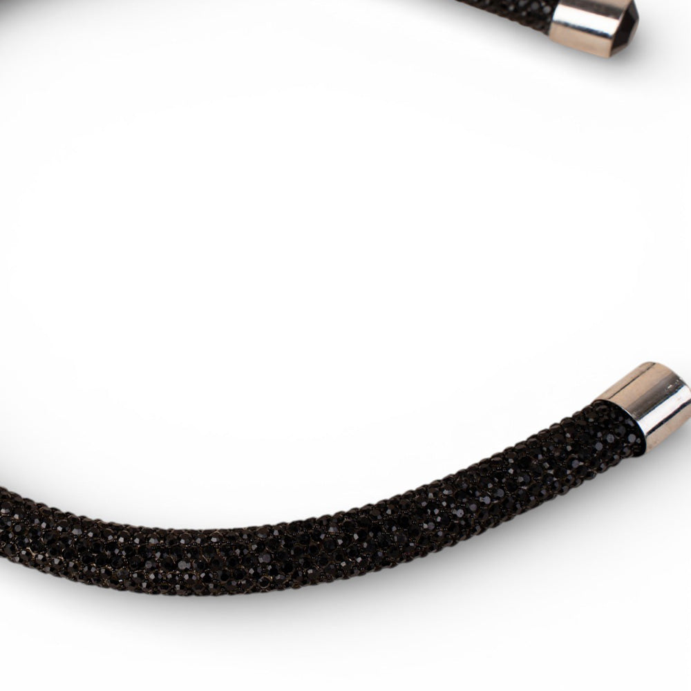 CERCHIETTO TUBULARE CON STRASS