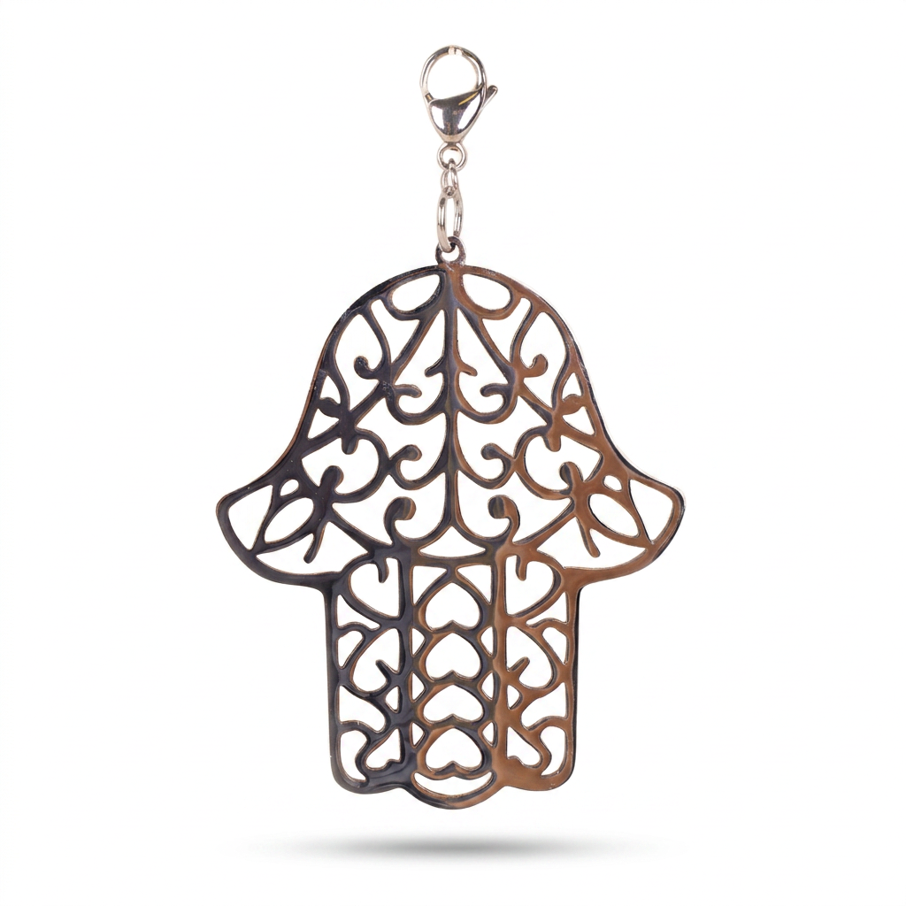 HAND OF FATIMA CARVED PENDANT
