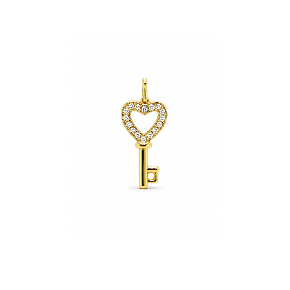 CHARM CHIAVE CON CUORE