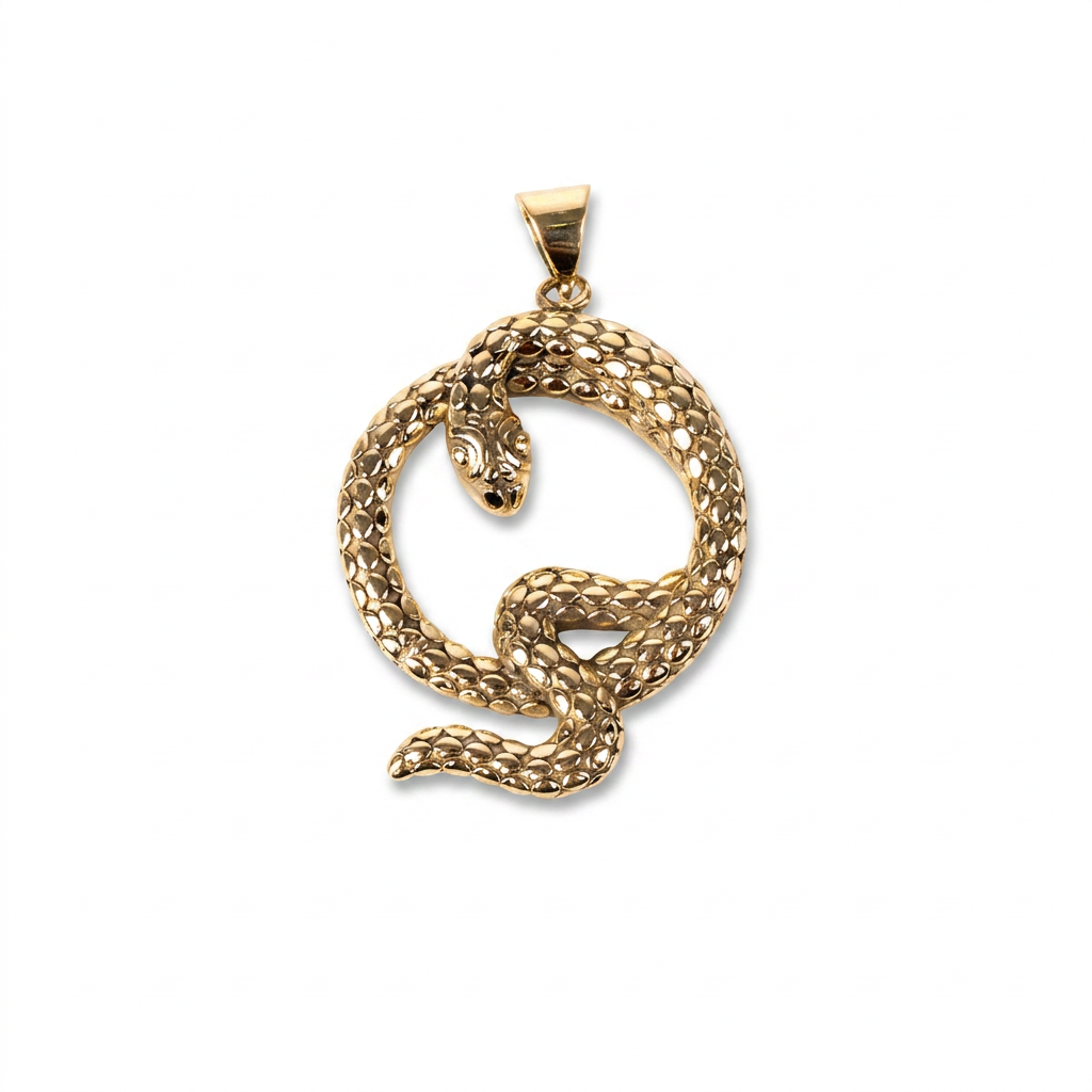 CIRCULAR SNAKE CHARM